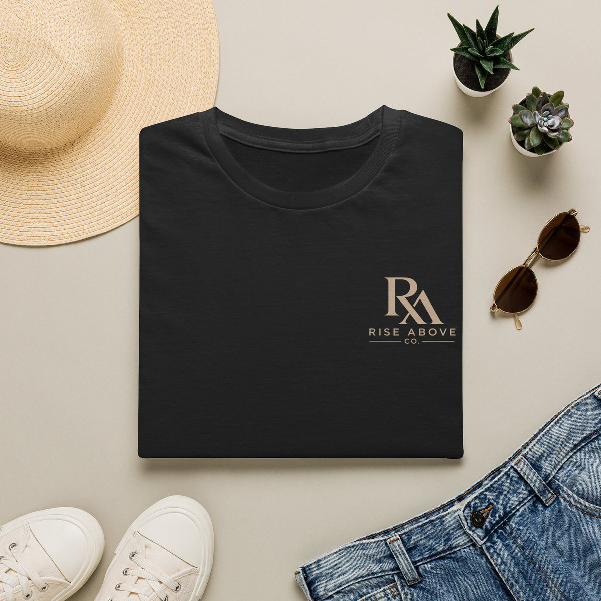 Rise Above “The Standard Is Higher” Tee  Signature Graphic T-Shirt